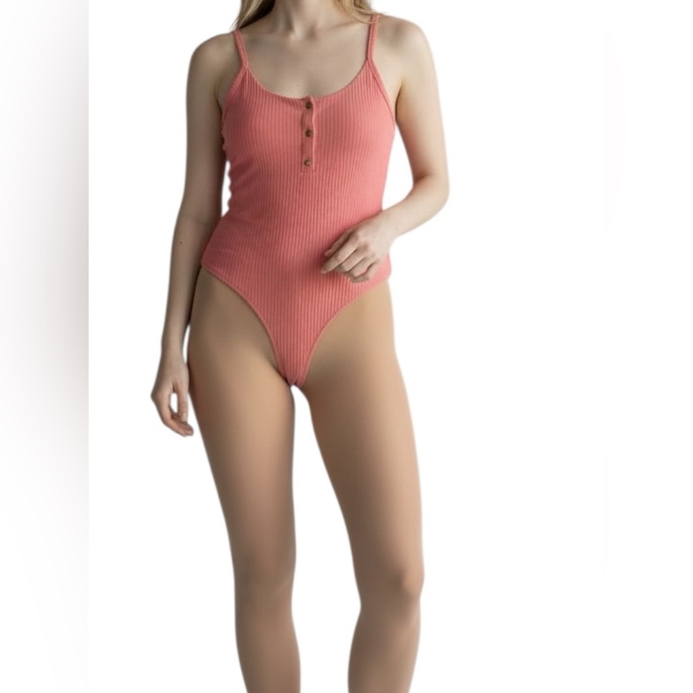 Victoria Sport Coral Bodysuit - Picture 2 of 7